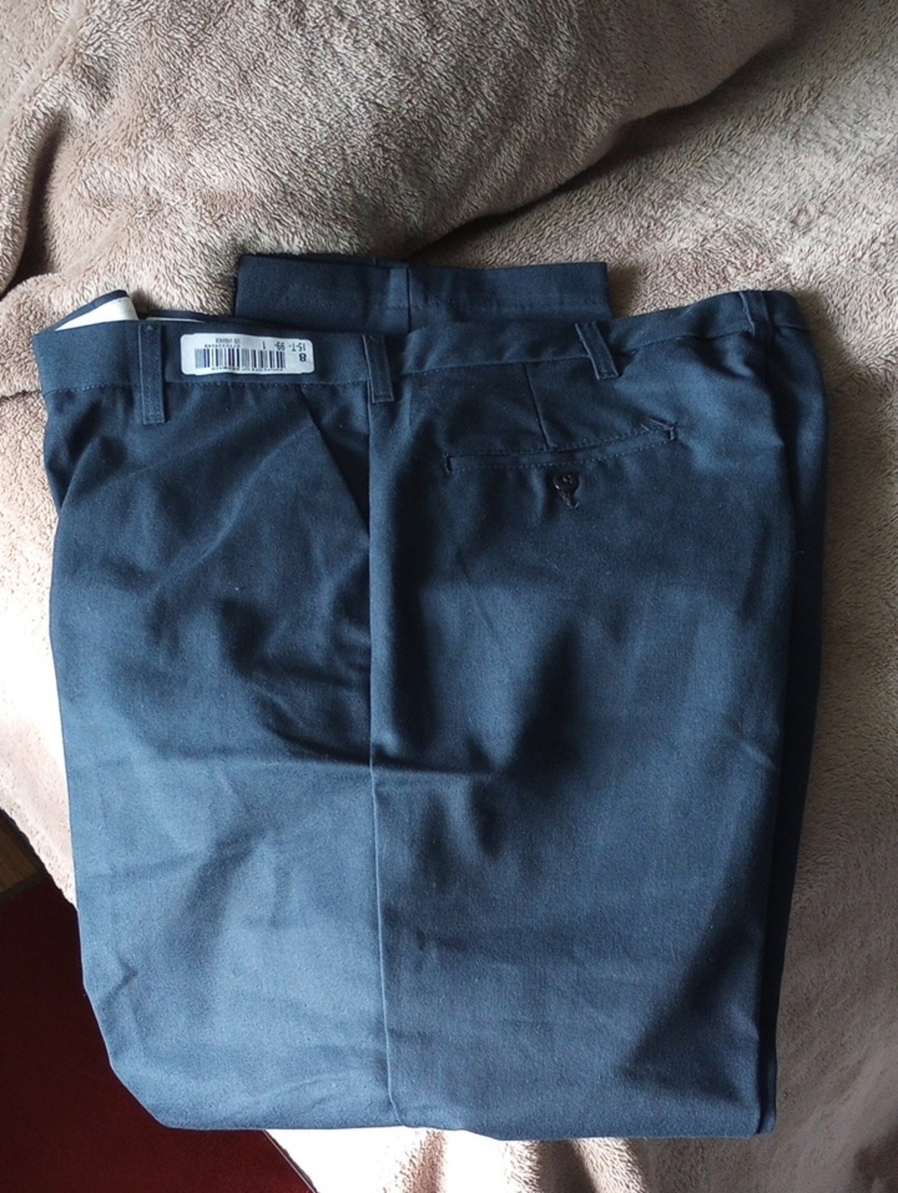 Aramark Classic Men's Navy Dress Pants 38W/29L
